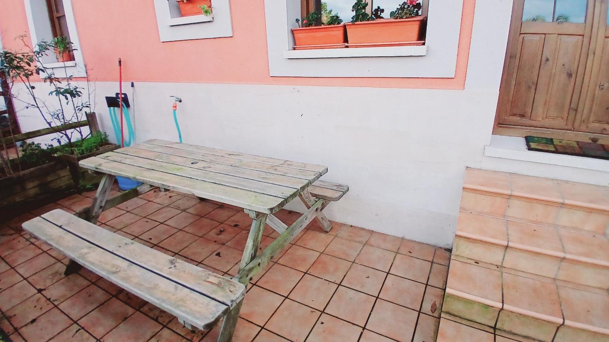 Ferienwohnung Acogedor Bajo Con Terraza Y Vistas Nueva De Llanes Exterior foto